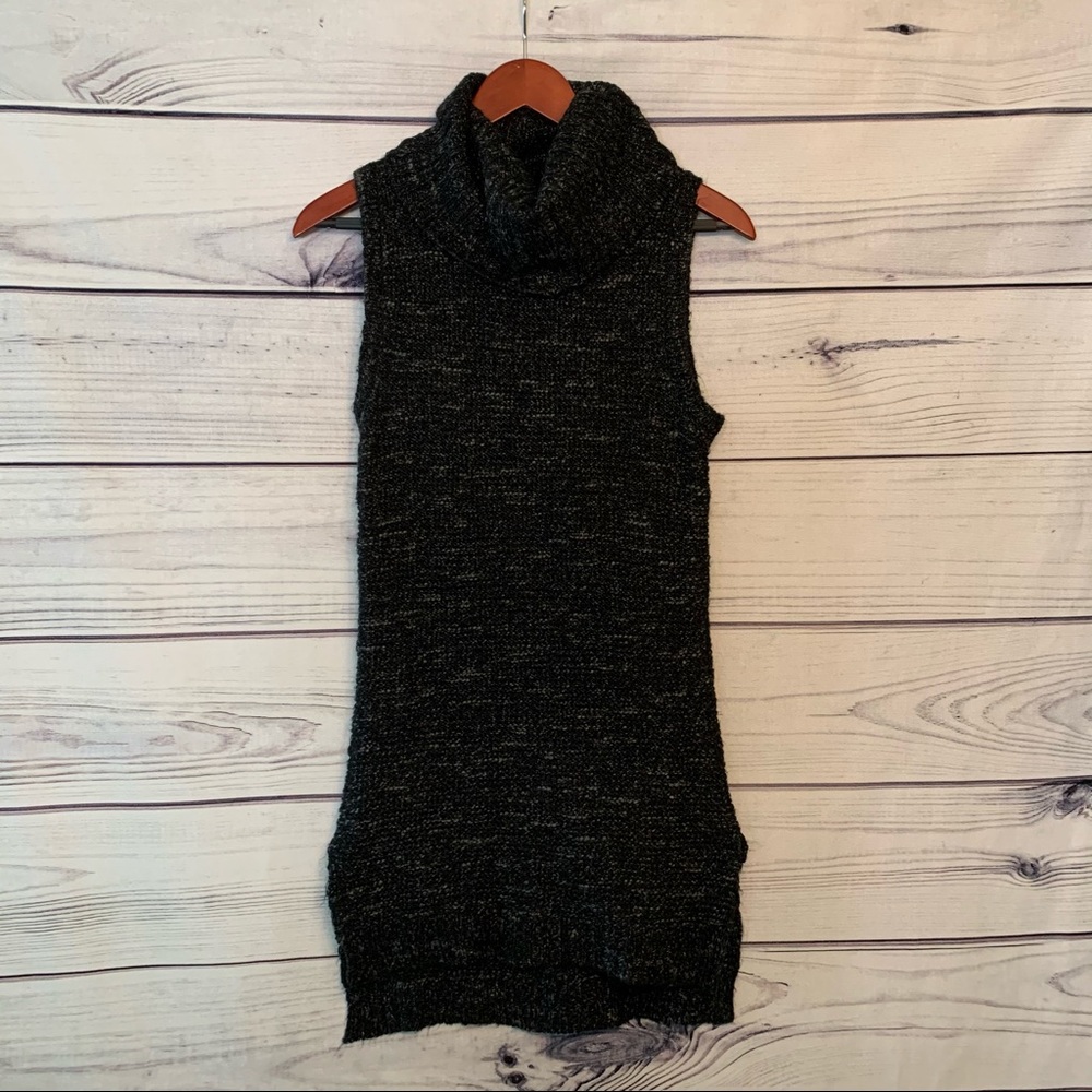 Maurices | Marled Black Cowl Neck Tunic Sweater